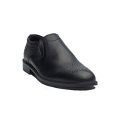 Men Black Leather Shoes #4259