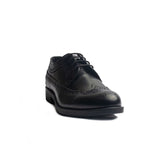 Men Black Leather Shoes #4296