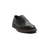 Turkish Men Black Leather Shoes #4344