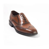 Men Brown Leather Shoes #4382