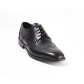 Men Black Leather Shoes #4389