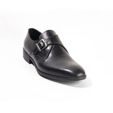 Men Black Leather Shoes #4391