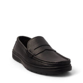 Men Black Leather Shoes #4450