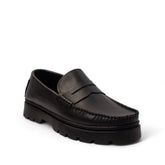 Men Black Leather Shoes #4464