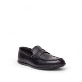 Men Black Leather Espadrilles #4551