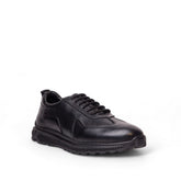 Men Black Leather Shoes #4556