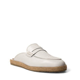 Men white Leather Shoes #4558