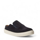 Men Dark Blue Chamois Shoes #4574