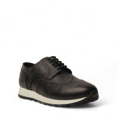 Men Black Leather Shoe #4579