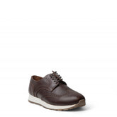 Men Brown Leather Shoe #4581