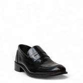 Men Black Vernis Leather Shoes #4587