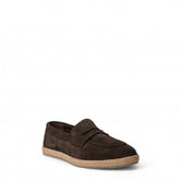Men Brown Chamois Espadrilles #4615