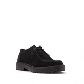 Men Black Chamois Shoes #4630