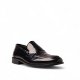 Men Black Vernis Leather Shoes #4637