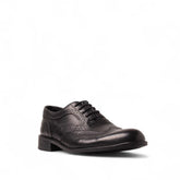 Men Black Leather Shoes #4650
