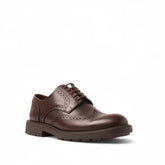 Men Brown Leather Shoes #4660