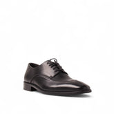 Men Black Leather Shoes #4667