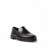 Men Black Leather Shoes #4670