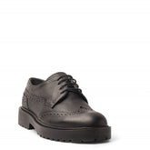 Men Black Leather Shoe #4675