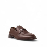 Men Brown Leather Shoes #4682