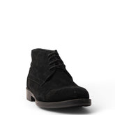 Men Black Chamois HalfBoot #4758