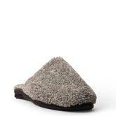 Men Grey Fur Slipper #4766