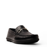 Men Black Leather Espadrilles #4775