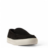 Men Black Chamois Espadrilles #4796