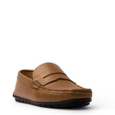 Men Beige Leather Espadrilles #4818