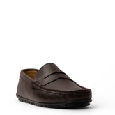 Men Brown Leather Espadrilles #4820