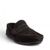 Men Black Chamois Espadrilles #4824