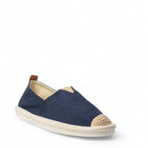 Europeon Union Men Dark Blue Cloth Espadrilles #4928