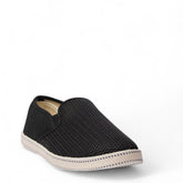 EuropeonUnion Men Black Cloth Espadrilles #4931