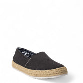 Europeon Union Men Black Cloth Espadrilles #4934
