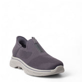 Europeon Union Men Grey Cloth Shoes #4936