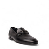 Italian Men Black Leather Shoes #4952