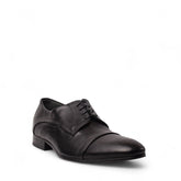 Italian Men Black Leather Shoes #4962