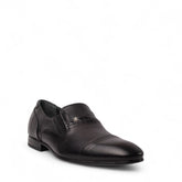 Italian Men Black Leather Shoes #4963