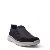 Italian Men Dark Blue Chamois Shoes #4995