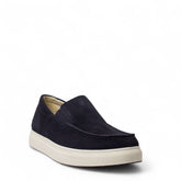 Italian Men Dark Blue Chamois Espadrilles #4996