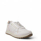 Italian Men White Leather Shoes #4997