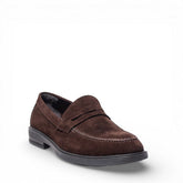 Men Brown Chamois Shoes #5026