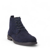 Men Navy Chamois HalfBoot #5036
