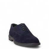 Men Navy Chamois Shoes #5043