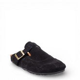 Men Black Vernis Leather Wedges #5057