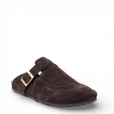 Men Brown Chamois Wedges #5072
