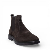 Italian Men Brown Chamois HalfBoot #5099