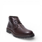 Italian Men Brown Leather HalfBoot #5102