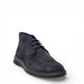 Italian Men DarkBlue Chamois HalfBoot #5108