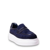 Men Navy Chamois Espadrilles #5158
